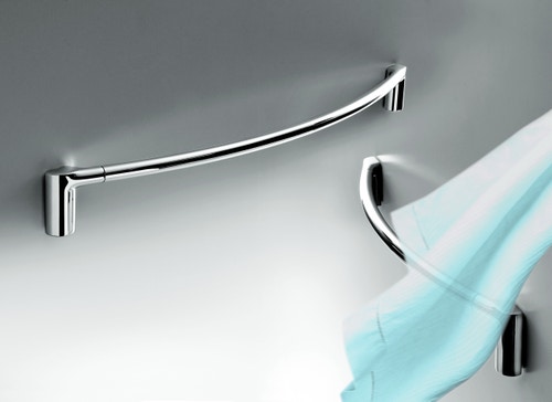 Immagine di Colombo Design LUNA porta salvietta L.48 cm, finitura cromo  B01090CR