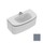 Ideal Standard DEA Mobile sottolavabo 1000x450x535 mm, Finitura Grigio cenere laccato lucido T7852S2
