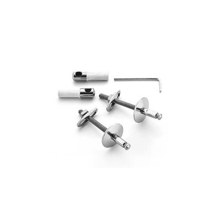 Immagine di Ideal Standard Set (coppia) cerniere in acciaio inox per sedile Active T6391 J4765BJ