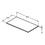 Immagine di Ideal Standard TONIC II Top 80.2 x 1.2 x 44.2 cm per struttura o mobile, bianco laccato lucido R4322WG