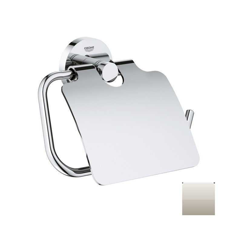 Immagine di Grohe Essentials Porta rotolo, finitura super steel 16,7 cm 40367DC1