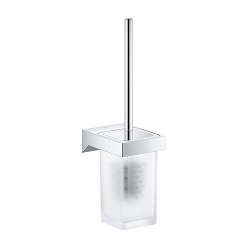 Immagine di Grohe SELECTION CUBE porta scopino completo, a parete, finitura cromo 40857000