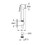 Immagine di Grohe TEMPESTA-F idroscopino 30 con supporto a parete e flessibile 125 cm, finitura cromo 26354000
