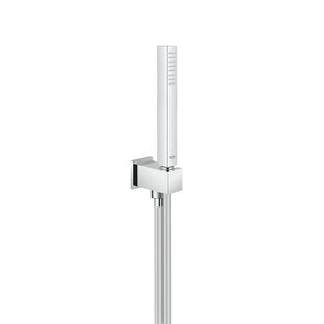 Immagine di Grohe EUPHORIA CUBE STICK set doccia con manopola doccia, raccordo erogatore e flessibile 125 cm, finitura cromo 26405000