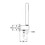 Immagine di Grohe EUPHORIA CUBE STICK set doccia con manopola doccia, raccordo erogatore e flessibile 125 cm, finitura cromo 26405000