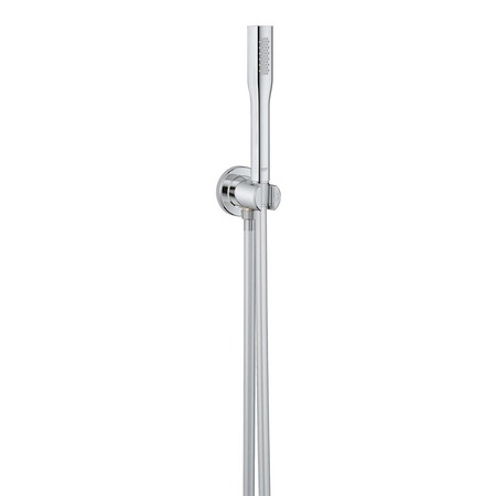 Immagine di Grohe EUPHORIA COSMOPOLITAN STICK set doccia con manopola doccia, raccordo erogatore con supporto e flessibile 150 cm, finitura cromo 26404000