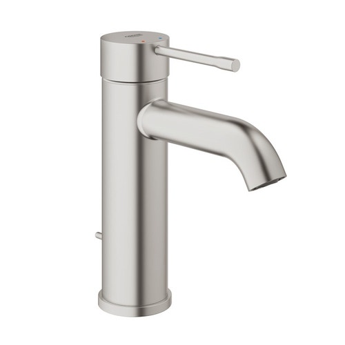 Immagine di Grohe Essence New Miscelatore monocomando per lavabo taglia S, finitura super steel 23589DC1