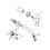 Immagine di Grohe Essence New Miscelatore per lavabo a 2 fori taglia S, finitura super steel 19408DC1
