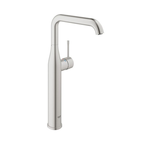 Immagine di Grohe Essence New Miscelatore monocomando per lavabo a bacinella taglia XL, finitura super steel 32901DC1