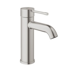 Immagine di Grohe Essence New Miscelatore monocomando per lavabo taglia S, finitura super steel, dischi ceramici da 28 mm 23590DC1
