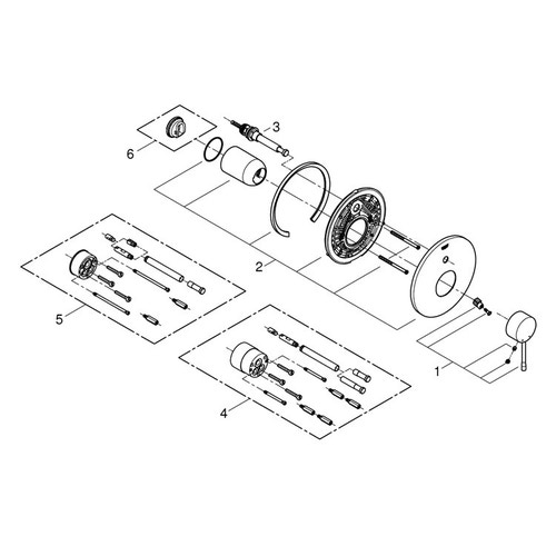 Immagine di Grohe Essence New Miscelatore monocomando per vesca/doccia, finitura super steel 19285DC1