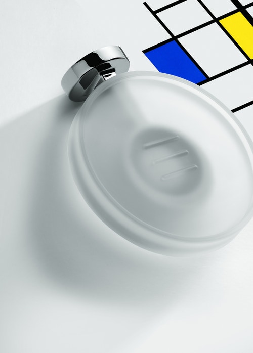 Immagine di Colombo Design NORDIC porta sapone, finitura cromo  B52010CR-VAN