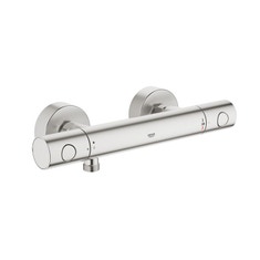 Immagine di Grohe Grohtherm 1000 Cosmopolitan M Miscelatore termostatico per doccia, finitura super steel 34065DC2