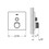 Immagine di Grohe GROHTHERM SMARTCONTROL miscelatore termostatico a 1 via, finitura cromo 29123000