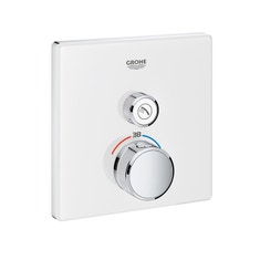 Immagine di Grohe Grohtherm SmartControl Miscelatore termostatico a 1 via, finitura moon white 29153LS0