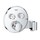 Grohe Grohtherm SmartControl Miscelatore termostatico a 2 vie con supporto manopola doccia integrato, finitura cromo, diametro 15,8 cm 29120000