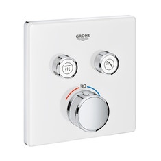 Immagine di Grohe GROHTHERM SMARTCONTROL miscelatore termostatico a 2 vie, colore bianco finitura lucido 29156LS0