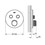 Immagine di Grohe GROHTHERM SMARTCONTROL miscelatore termostatico a 2 vie, colore bianco finitura lucido 29151LS0