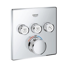 Immagine di Grohe GROHTHERM SMARTCONTROL miscelatore termostatico a 3 vie, finiture cromo 29126000
