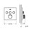 Immagine di Grohe GROHTHERM SMARTCONTROL miscelatore termostatico a 3 vie, finiture cromo 29126000