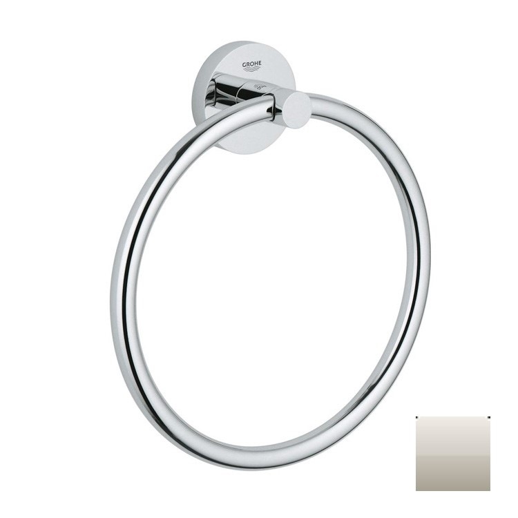 Immagine di Grohe Essentials Porta salviette ad anello, finitura super steel 40365DC1