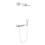 Immagine di Grohe RAINSHOWER SYSTEM SMARTCONTROL DUO 360 sistema doccia con termostatico Grohtherm SmartControl con combinazione esterna/ad incasso, finitura cromo 26443000