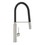 Immagine di Grohe CONCETTO miscelatore monocomando per lavello, con flessibile elastico e bocca girevole, finitura super steel 31491DC0