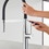 Immagine di Grohe Essence New Miscelatore monocomando per lavello, con doccetta professionale, finitura cromo 30294000