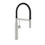 Immagine di Grohe Essence New Miscelatore monocomando per lavello, con doccetta professionale, finitura super steel 30294DC0