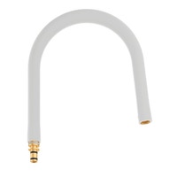 Immagine di Grohe Flessibile elastico con doccetta professionale integrata, dotata di braccio a molla orientabile a 360°, finitura marmo bianco opaco 30321MW0