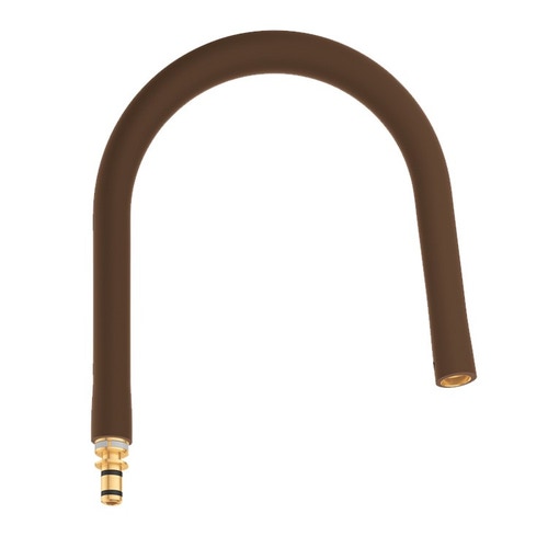 Immagine di Grohe Flessibile elastico con doccetta professionale integrata, dotata di braccio a molla orientabile a 360°, colore marrone scuro finitura opaco 30321HG0