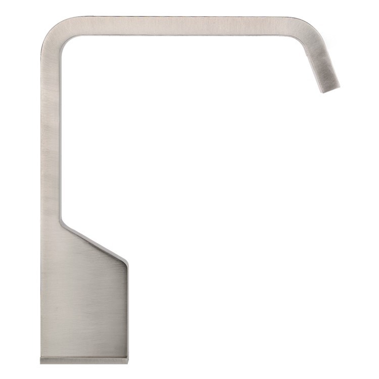 Immagine di Gessi Rettangolo XL Bocca da banco 244 mm. finitura finox 26191#149
