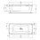 Immagine di Ideal Standard TONIC II vasca 180 x 80 cm per installazione centro stanza dotata di colonna di scarico e telaio, bianco E398101