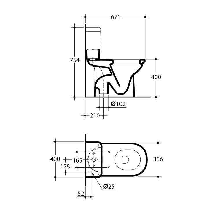 Immagine di Ideal Standard Esedra Cassetta con coperchio - senza batteria per vasi G9002/G9001, bianco G900401