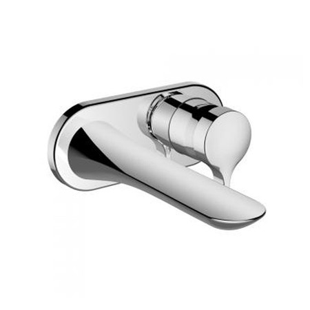 Immagine di Ideal Standard MELANGE miscelatore monocomando lavabo per installazione a parete, finitura cromo A5591AA