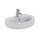 Ideal Standard Connect Space lavabo Sphere 55 x 38 cm con foro rubinetteria e troppopieno, bianco E133301