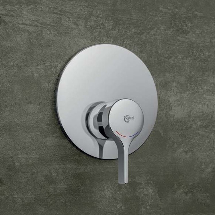Immagine di Ideal Standard MELANGE miscelatore monocomando ad incasso per doccia, finitura cromo A6661AA