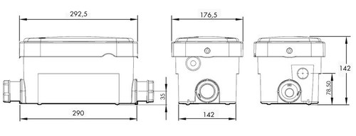 Immagine di SFA Sanitrit Watermatic Pompa per acque chiare VD100