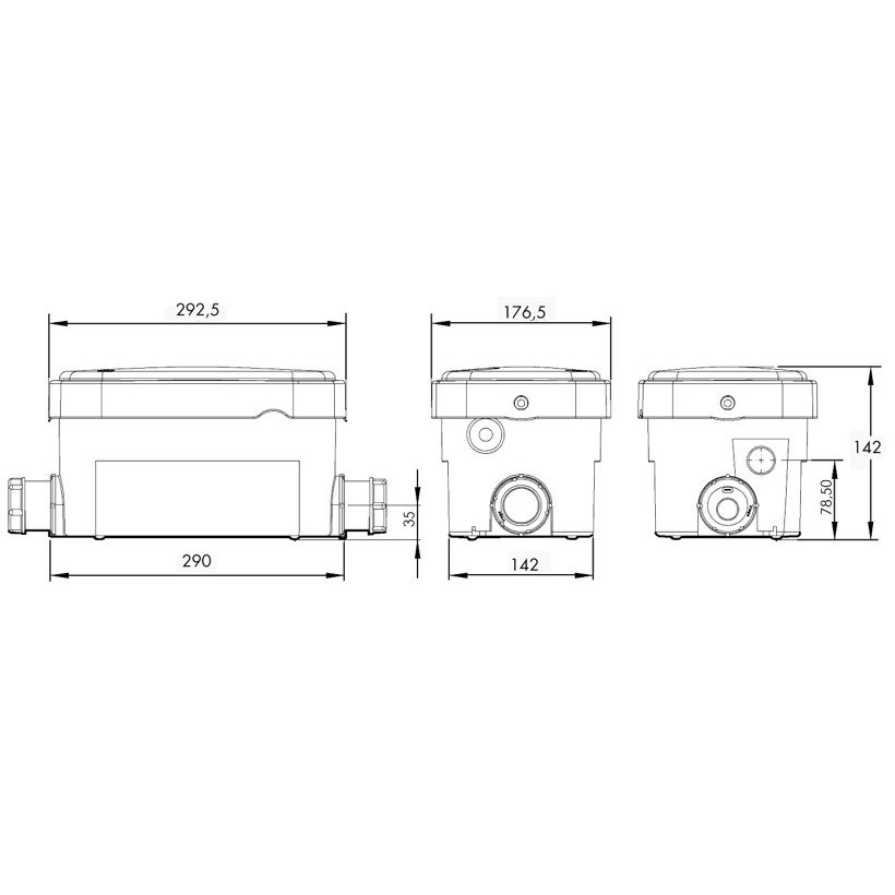Immagine di SFA Sanitrit Watermatic Pompa per acque chiare VD100