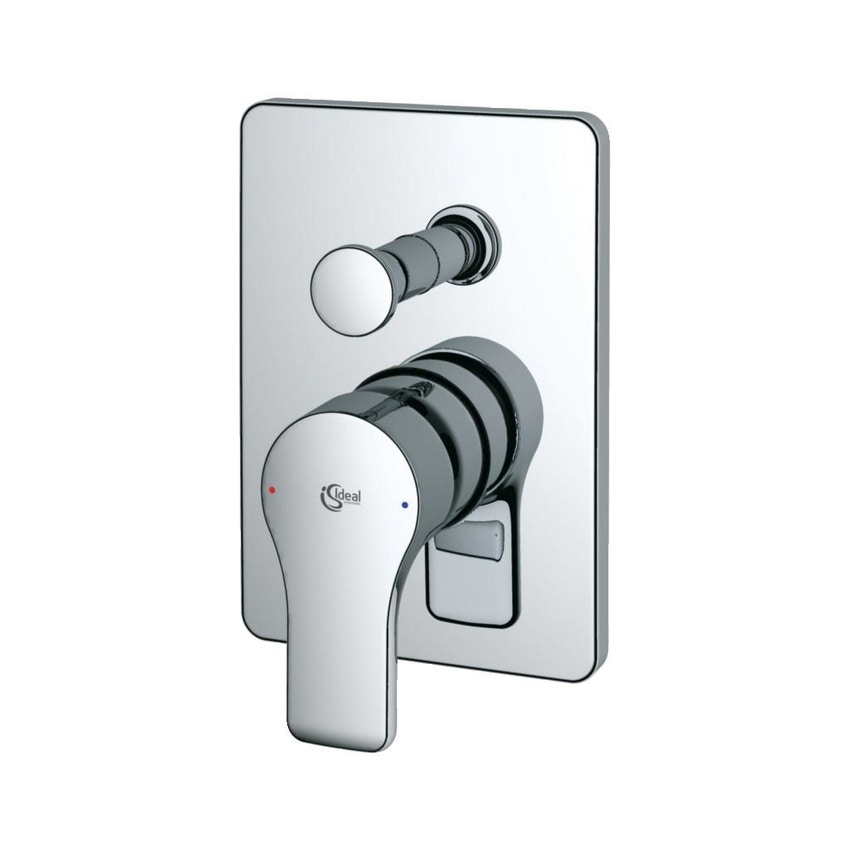 Immagine di Ideal Standard Attitude Parte esterna miscelatore incasso per vasca/doccia Cromo A4607AA