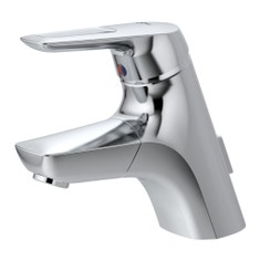 Immagine di Ideal Standard CERAMIX BLUE miscelatore monocomando per lavabo, bocca di erogazione estraibile integrata nel corpo, finitura cromo A5654AA