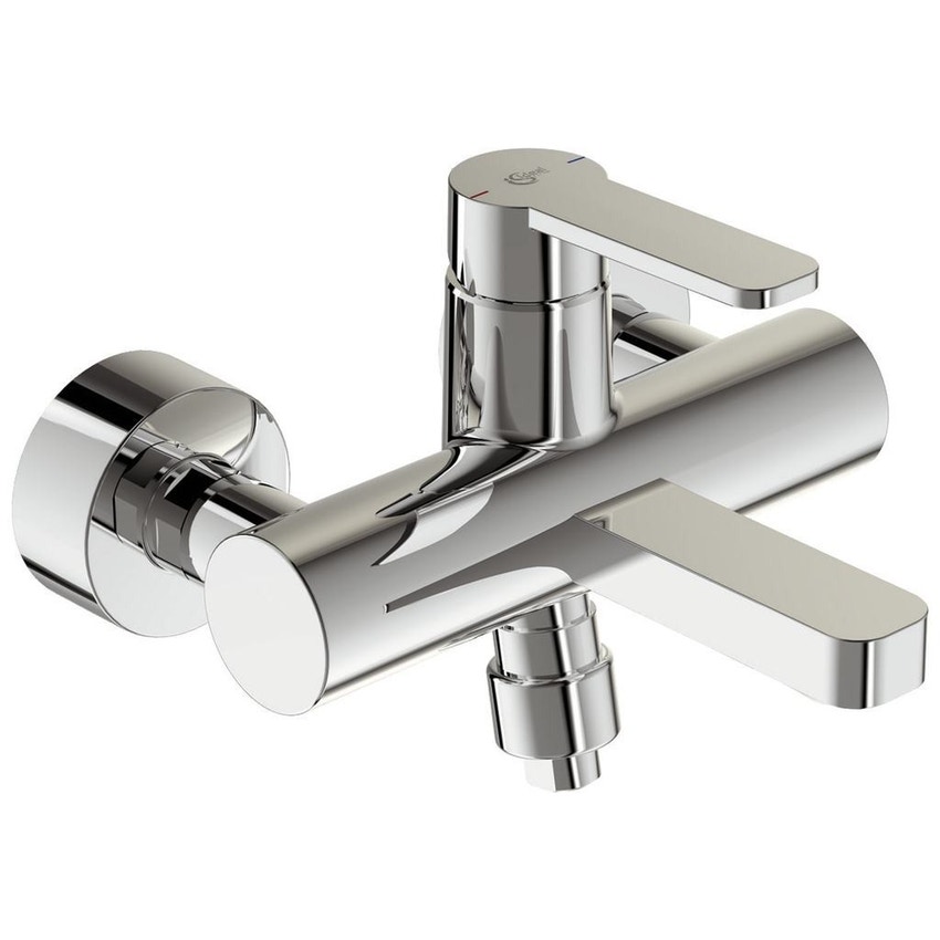Immagine di Ideal Standard GIO miscelatore monocomando esterno per vasca/doccia, non corredato di accessori doccia, cromo B0621AA