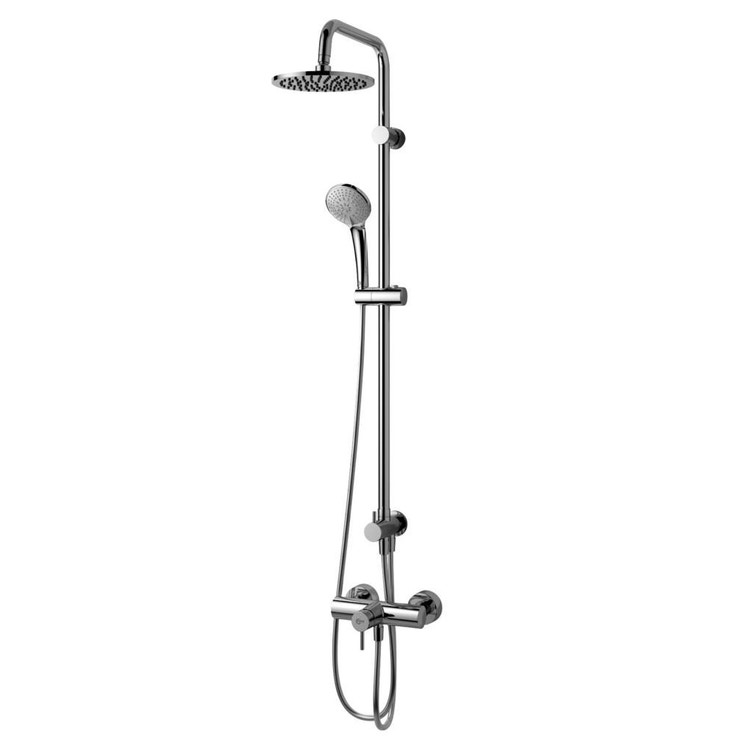 Colonna Doccia Con Deviatore.Ideal Standard A5688aa Idealrain Duo Colonna Doccia Con Miscelatore Mara Deviatore A Due Vie Doccetta Diametro 10 Cm Soffione Sottile Diametro 20 Cm Cromo Prezzi E Offerte Su Tavolla Com