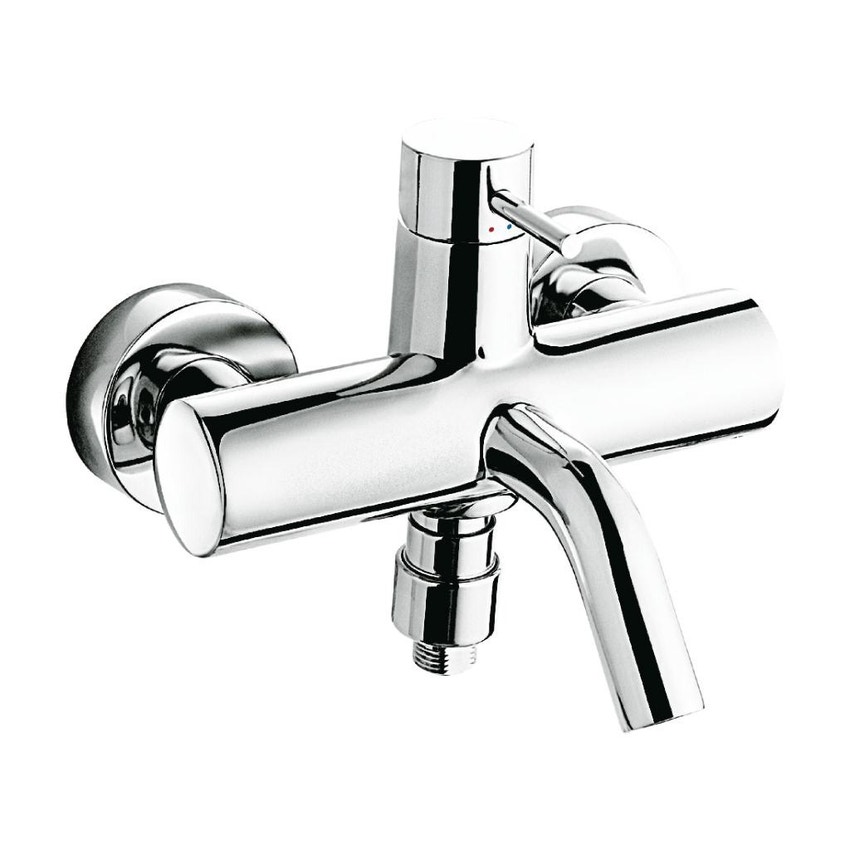 Immagine di Ideal Standard MARA miscelatore monocomando esterno per vasca/doccia, con accessori doccia, con deviatore integrato, cromo A9014AA