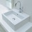 Immagine di Flaminia ACQUALIGHT lavabo da appoggio o sospeso 50 cm, colore bianco finitura lucido 5058
