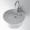 Immagine di Flaminia TWIN SET 52 lavabo sospeso 52 cm, monoforo, con troppopieno, colore bianco finitura lucido 5050/S