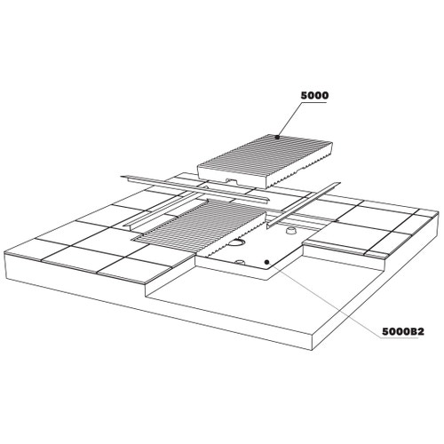 Immagine di Flaminia TATAMI contenitore in polistirene ad alta densità per 2 moduli 5000B2
