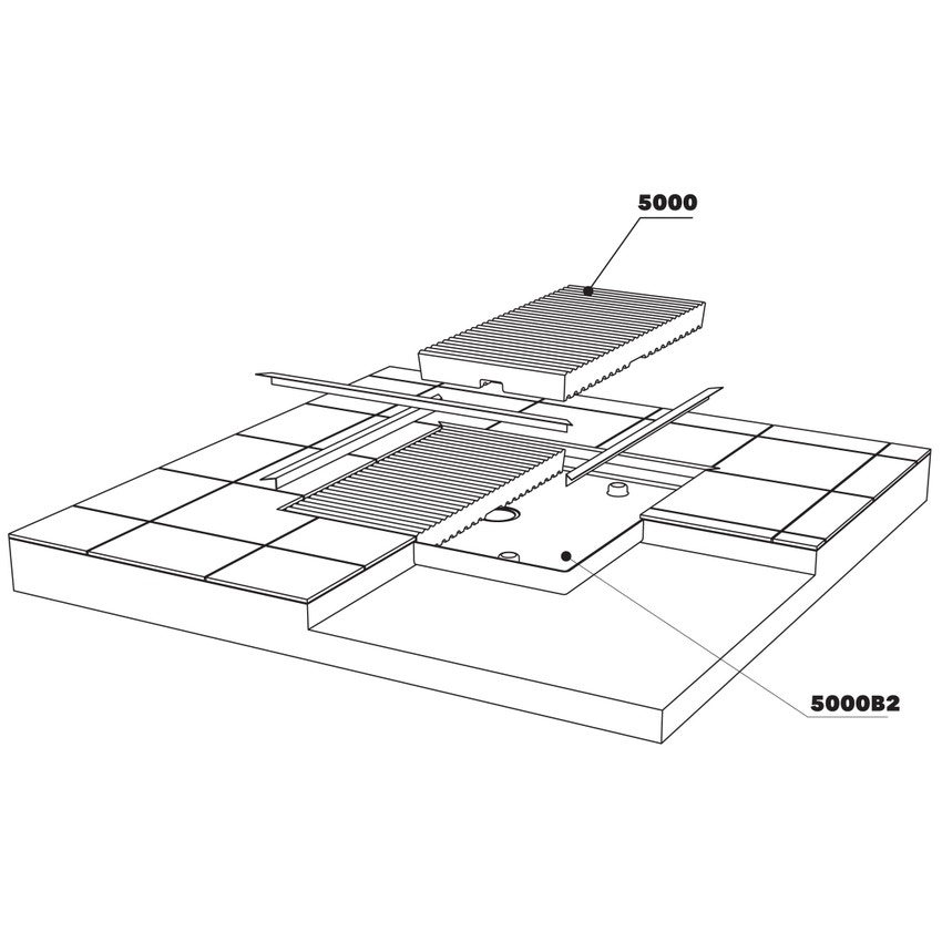 Immagine di Flaminia TATAMI contenitore in polistirene ad alta densità per 2 moduli 5000B2