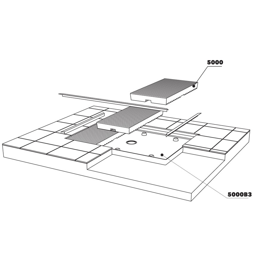 Immagine di Flaminia TATAMI contenitore in polistirene ad alta densità per 3 moduli 5000B3