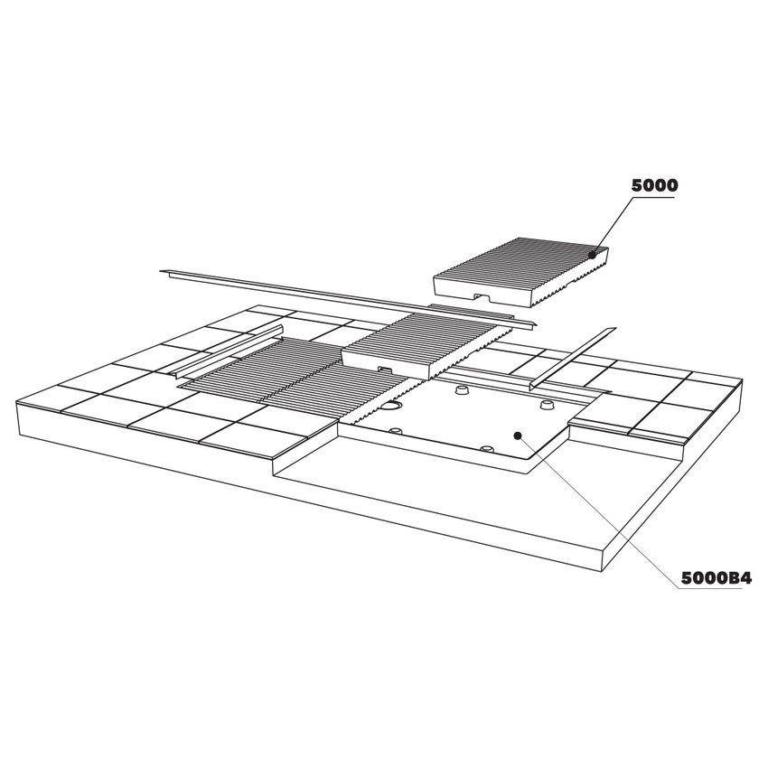 Immagine di Flaminia TATAMI contenitore in polistirene ad alta densità per 4 moduli 5000B4